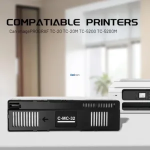 Caja De Mantenimiento Canon MC-32 [1156C009AA] Genérico, Para Impresoras e Plotter Canon imagePROGRAF TC-20 / TC-20M, Maintenance Box Alternativo.