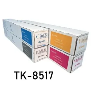 Pack Tóner Kyocera TK-8517K / TK-8517Y / TK-8517M / TK-8517C, Para Impresoras Kyocera TASKalfa 5052ci / 5053ci / 6052ci / 6053ci / Juego Completo.