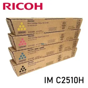Pack Toner Ricoh IM C2510H Color Negro Cyan Magenta Amarillo, Para Impresoras Ricoh IM C2010 / IM C2510 (Juego Completo) Envios a Todo el Perú.