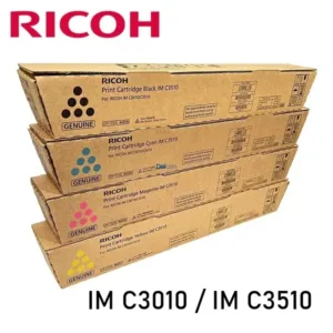 Toner Ricoh IM C3010 / IM C3510 [IM C3510H] Color Negro Cyan Magenta Amarillo, Para Impresoras Ricoh IM C3010 / IM C3510 (Juego Completo)