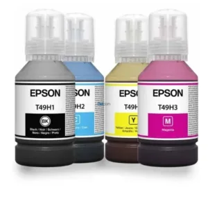 Tintas Epson T49H (T49H1 | T49H2 | T49H3 | T49H4) Para Impresoras e Plotter Epson SureColor SC-T3100X / SC-T3170X, Color Negro Cyan Magenta Amarillo.