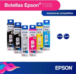 tintas-epson-t554-t555-554-555-ecotank-l8160-l8180-color-negro-pigmentado-negro-foto-cyan-magenta-amarillo-gris-originales