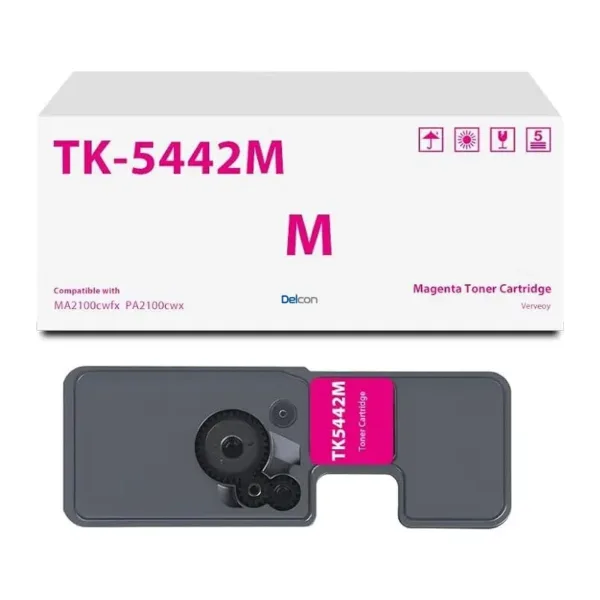 Cartucho De Toner Kyocera TK-5442M Magenta, Para Impresoras Kyocera Ecosys MA2100cfx / MA2100cwfx / PA2100cx / PA2100cwx, Rendimiento 2.400 Páginas.