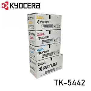 Juego De Toner Kyocera TK-5442 Color Negro Cyan Magenta Amarillo, Para Impresoras Kyocera Ecosys MA2100cfx / MA2100cwfx / PA2100cx / PA2100cwx.