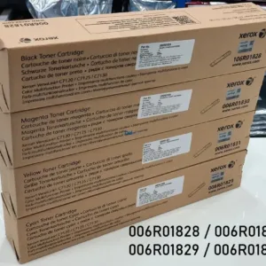 Cartuchos De Toner Xerox Versalink C7120 / C7125 / C7130 Color Negro Cyan Magenta Amarillo, Part Number: 006R01828 / 006R01829 / 006R01830 / 006R01831.